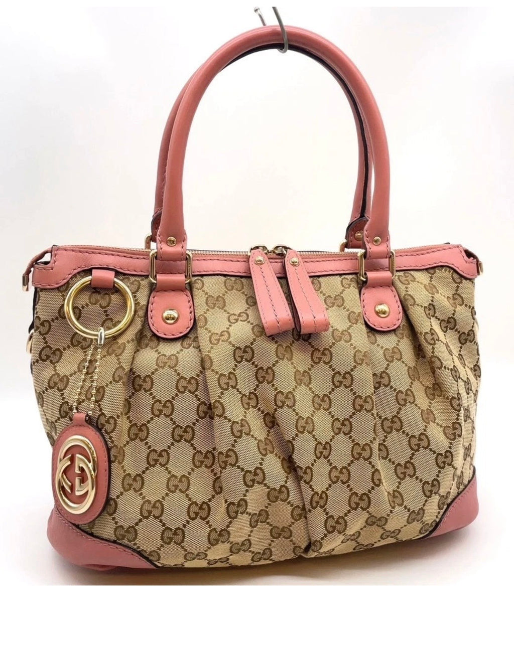 Gucci tote-pink leather