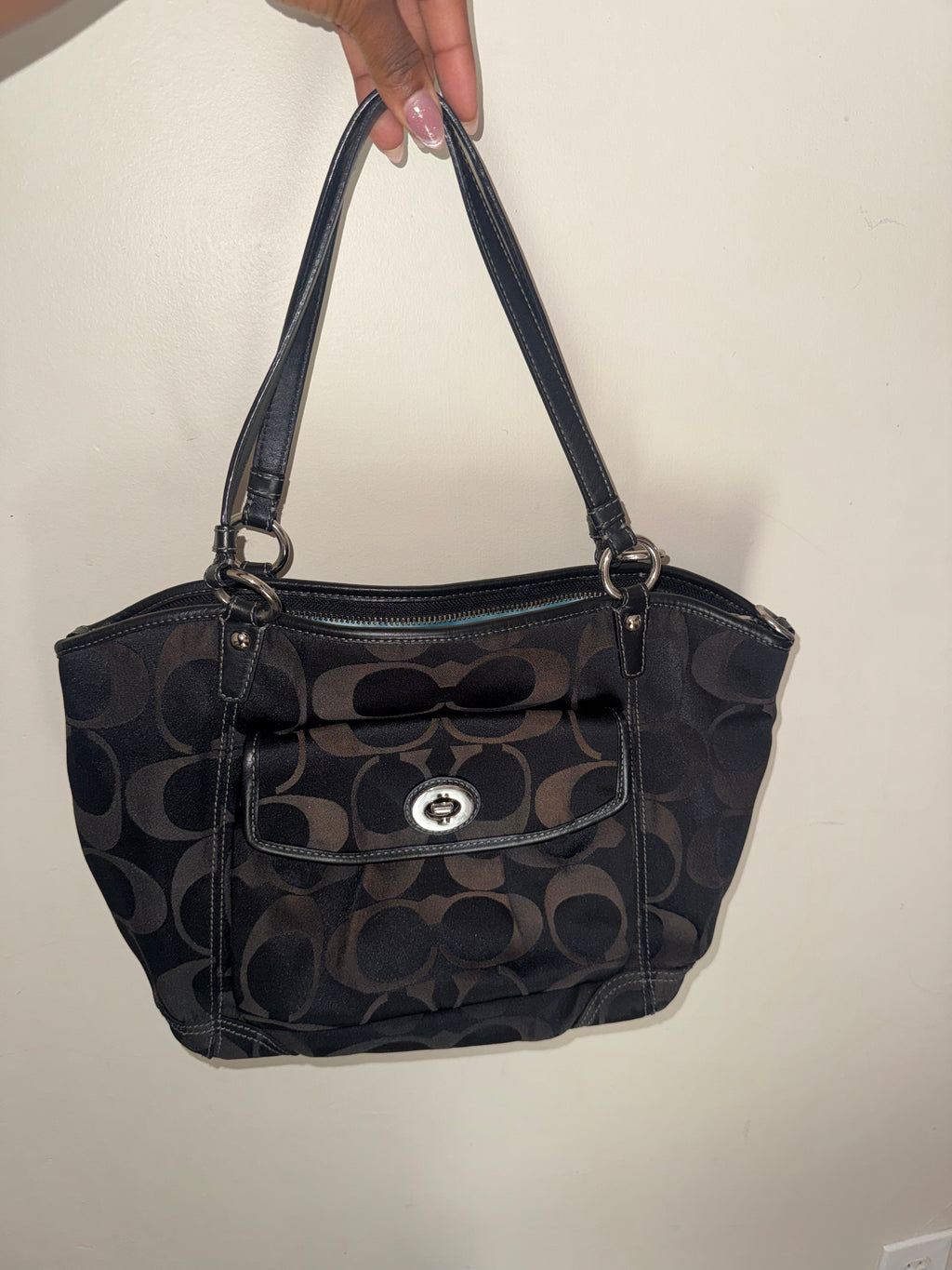 Coach Leah tote bag vintage