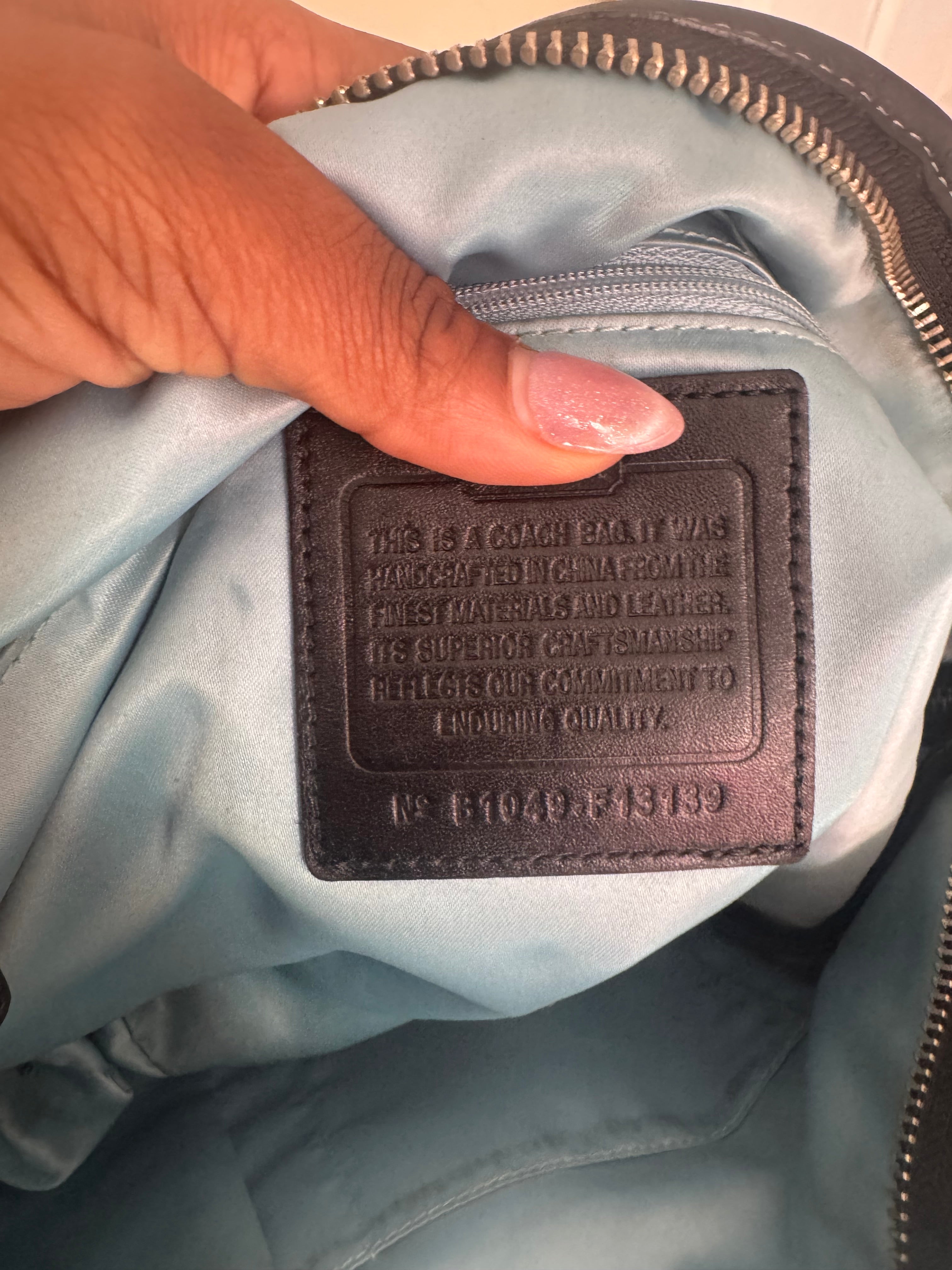 Coach Leah tote bag vintage