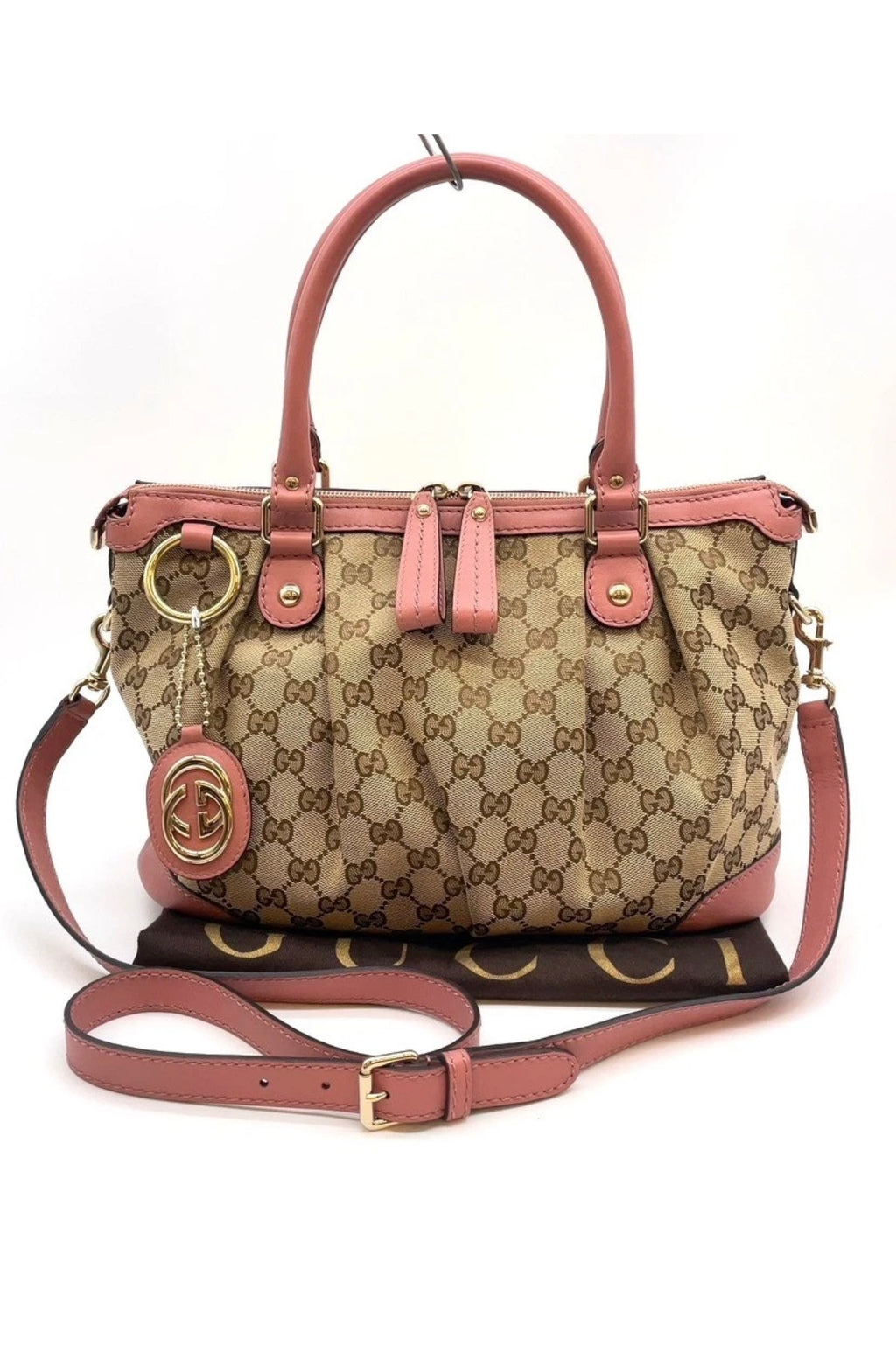 Gucci tote-pink leather