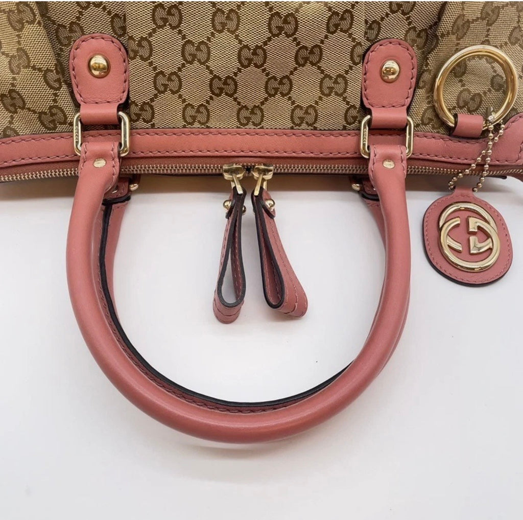 Gucci tote-pink leather