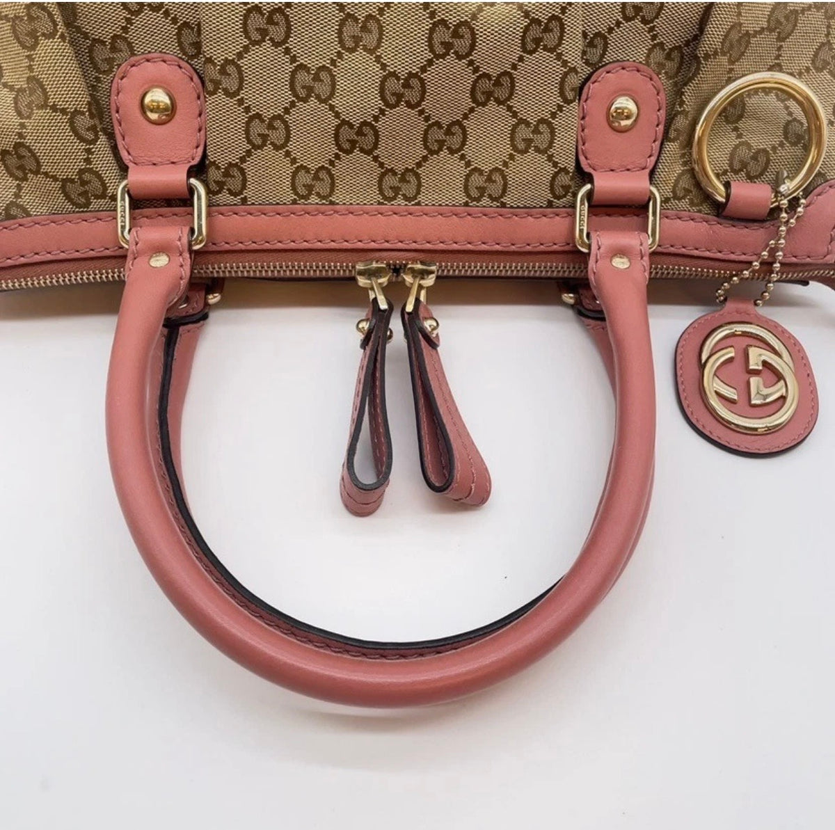 Gucci tote-pink leather