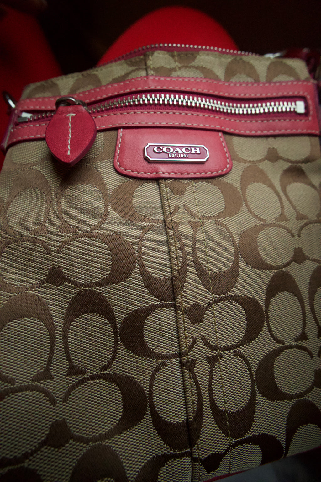 Coach Penelope Cross Body-Pink