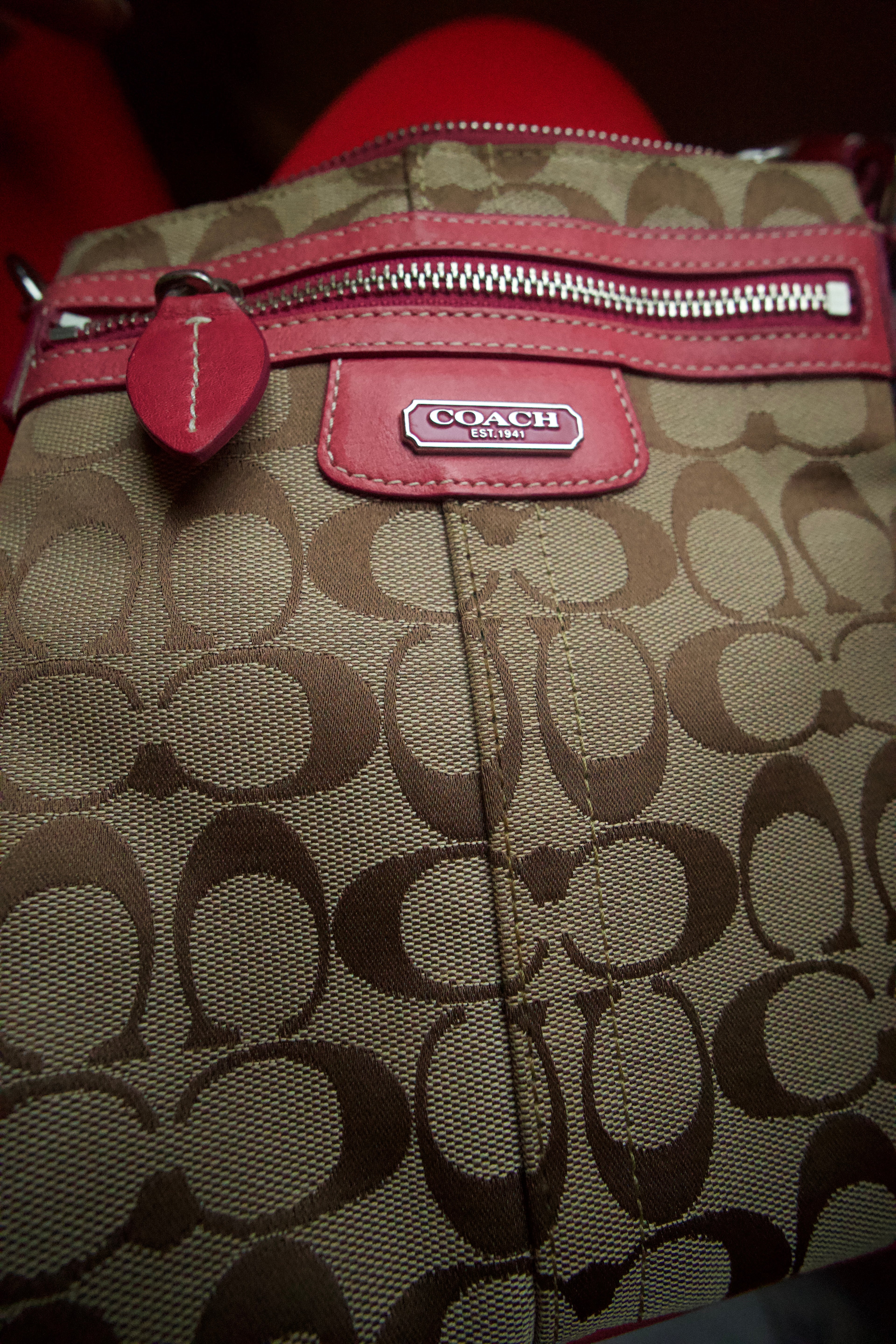 Coach Penelope Cross Body-Pink