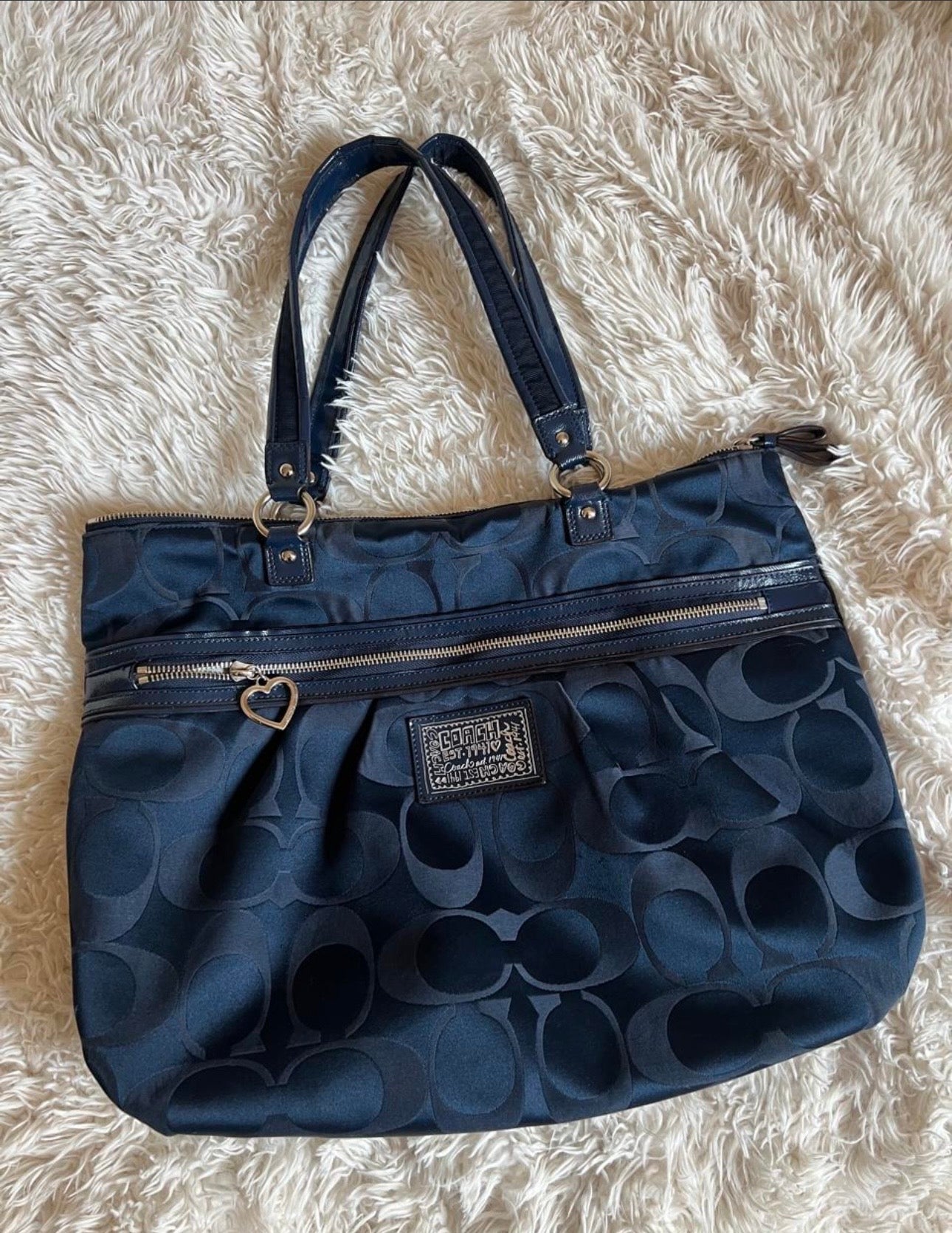 Coach Daisy Poppy Glam Tote