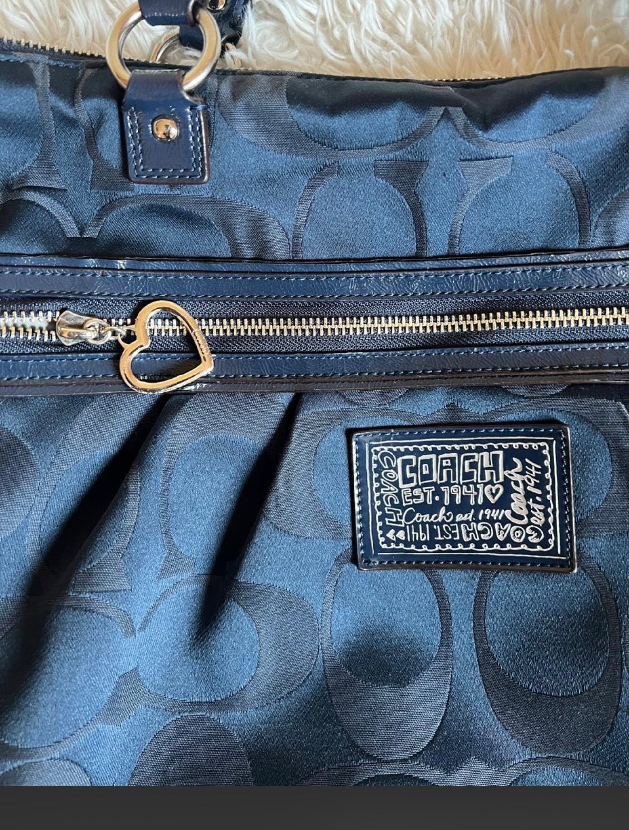Coach Daisy Poppy Glam Tote