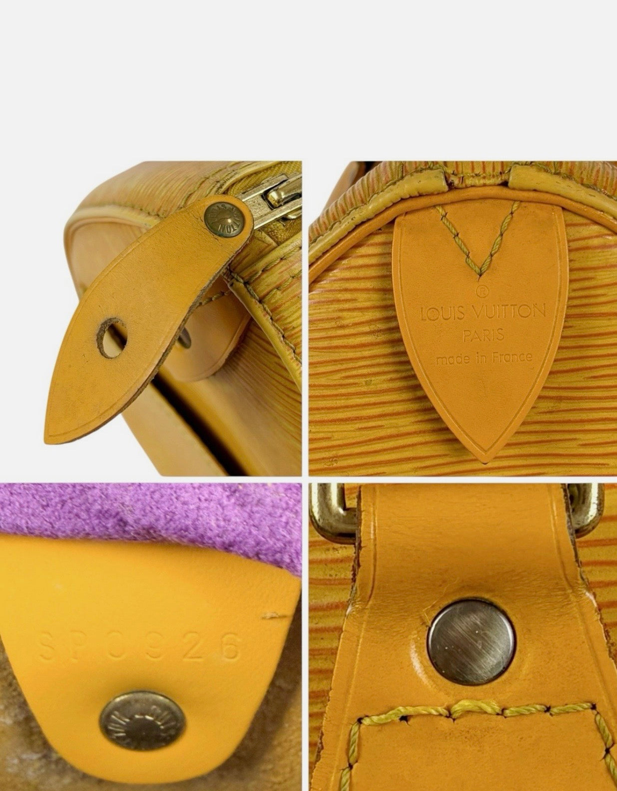 Louis Vuitton Speedy 25 Epi Leather - Tassili Yellow