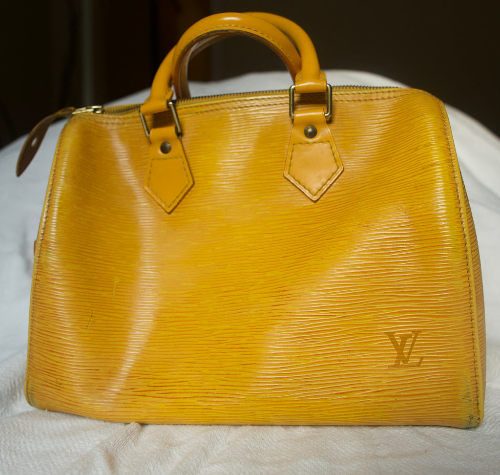 Louis Vuitton Speedy 25 Epi Leather - Tassili Yellow